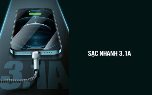 Cáp Sạc 3 Đầu Remax Bọc Dù Chống Rối Dài 1m