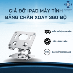 giá đỡ ipad máy tính bảng chân xoay 360 độ