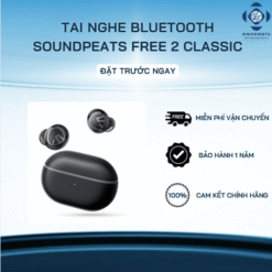 tai nghe bluetooth soundpeats free 2 classic